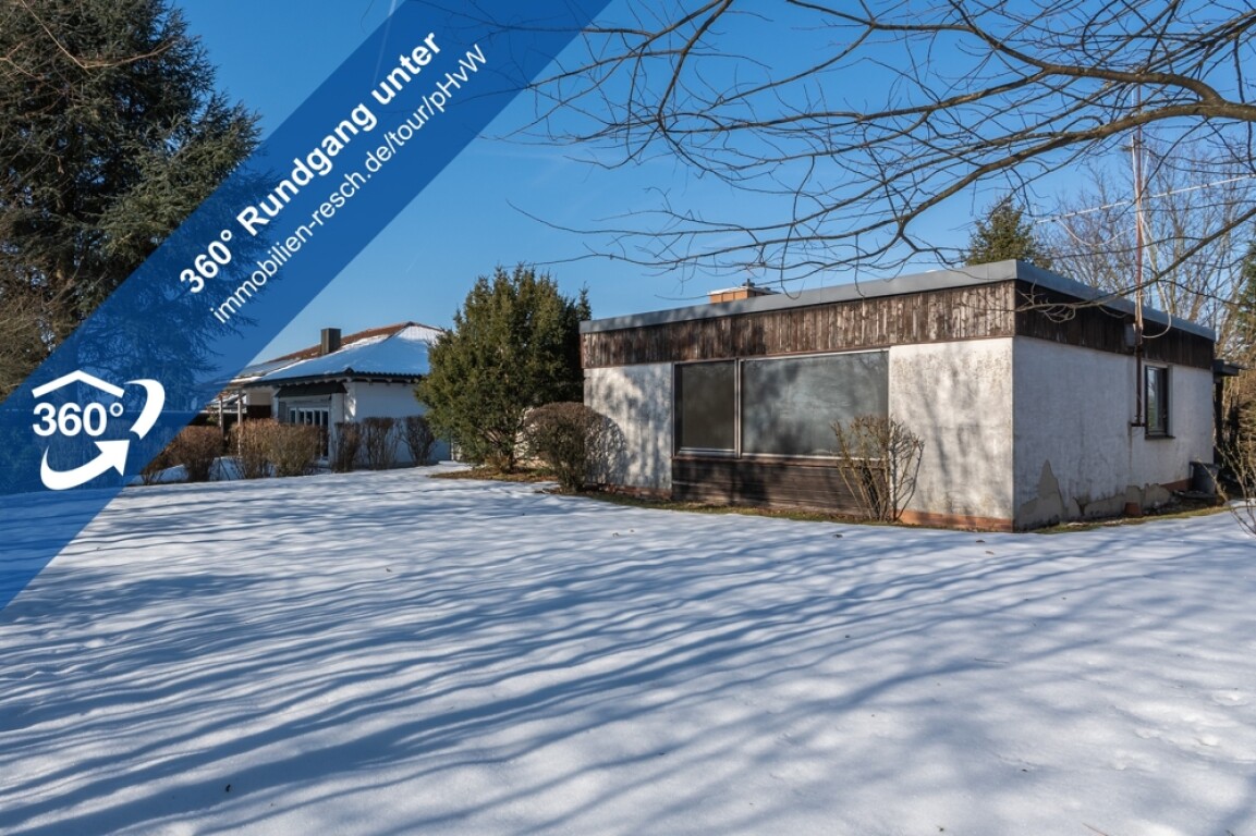 Passau-Haidenhof/Nord: Bungalow, 140 m² ebenerdige Wohnfläche, Baujahr: 1972, Komplettrenovierung notwendig